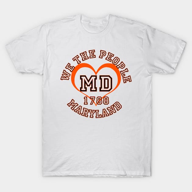 Show your Maryland pride: Maryland gifts and merchandise T-Shirt by Gate4Media